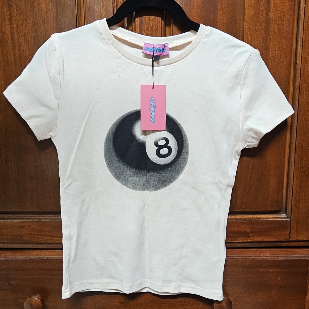 White Graphic Tee